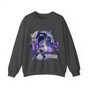 Vivian Banshee ZZZ Vintage Aesthetic Streetwear Crewneck Sweater Zenless Zone Zero Manga Subtle | Graphic Cozy Heavy Blend Unisex Sweatshirt
