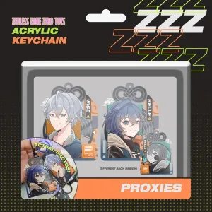 Zenless Zone Zero Toys Acrylic Charm Keychain ZZZ Back to Back Keychains- Agents - Proxy