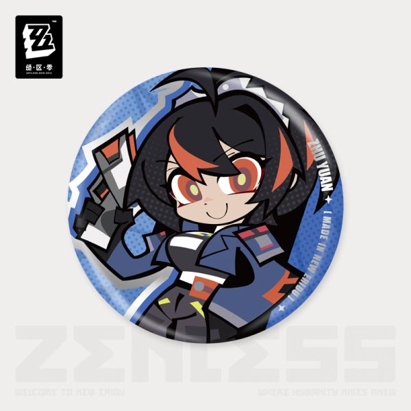 Zenless Zone Zero Criminal Investigation Special Response Team Chibi Badge [Official Merchandise]