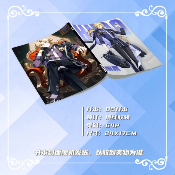 Zenless Zone Zero Hugo Zzz Photobook Album Art Photo Book Set Poster Photocard Card Sticker Acrylic Stand Keychain Pin Badge — image 4