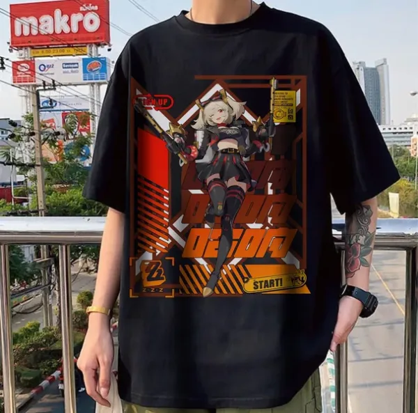 Zenless Zone Zero Burnice White Loose T-shirt