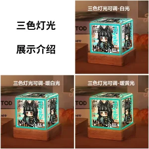 Zenless Zone Zero Hoshimi Miyabi Game Acrylic Night Light