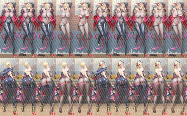 Zenless Zone Zero Evelyn Chevalier Dakimakura Hugging Body Pillow Cover — image 5