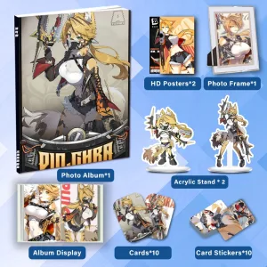 Zenless Zone Zero Pulchra Fellini Zzz Photobook Album Art Photo Book Set Poster Photocard Card Sticker Acrylic Stand Keychain Pin Badge