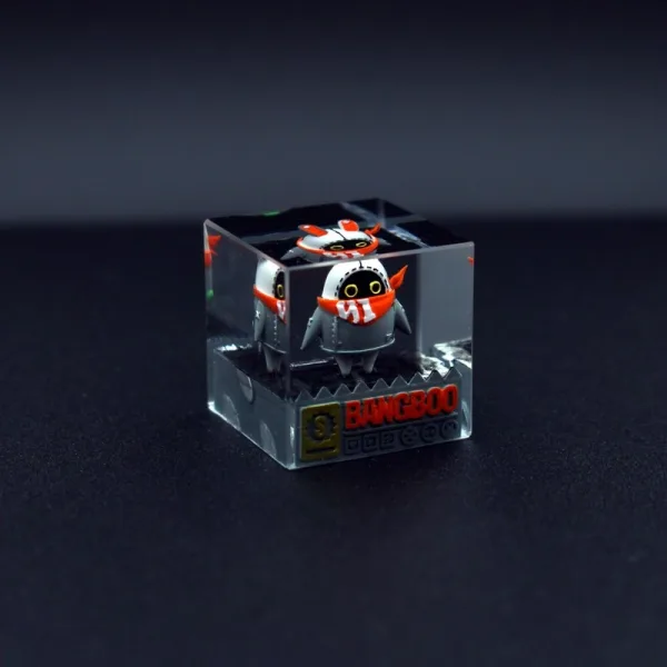 Zenless Zone Zero Toys Eous 3D Printing Cube Resin Bangboo Keycaps Creative Gifts