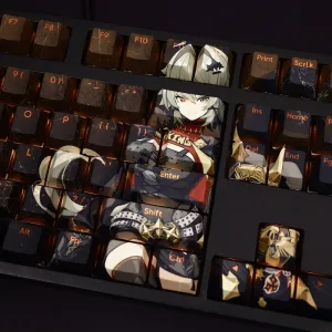 Zenless Zone Zero Toys Caesar King Keycap Game Character & Caesar King Display Keyboard ZZZ Sons of Calydon 120 Keycap