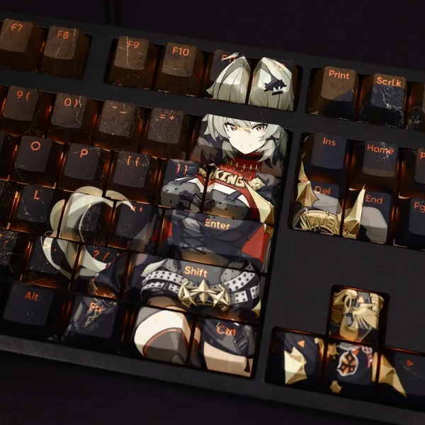 Zenless Zone Zero Toys Caesar King Keycap Game Character & Caesar King Display Keyboard ZZZ Sons of Calydon 120 Keycap