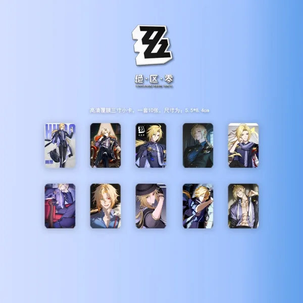 Zenless Zone Zero Hugo Zzz Photobook Album Art Photo Book Set Poster Photocard Card Sticker Acrylic Stand Keychain Pin Badge — image 7