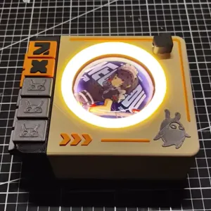 Zenless Zone Zero Toys - 「ZZZ」Badge Record Player with Night Light