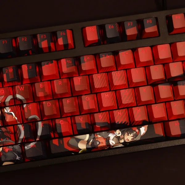 Zenless Zone Zero Toys Nekomiya Mana Keycap Game Character & Nekomiya Mana Display Keyboard ZZZ 108 Keycap