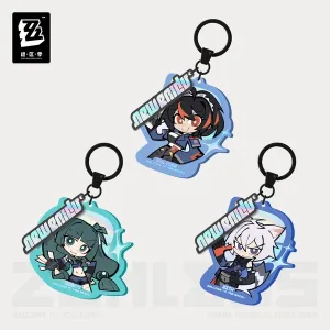 Zenless Zone Zero Criminal Investigation Special Response Team Chibi Keychain [Official Merchandise]