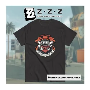 Zenless Zone Zero Sons of Calydon ZZZ Lucy Theme Tee Anime Graphic T-Shirt Gacha Gaming Merch Gift Zenless Piper Theme Unisex tee