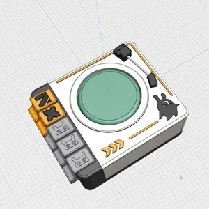 Zenless Zone Zero Toys - 「ZZZ」Badge Record Player with Night Light