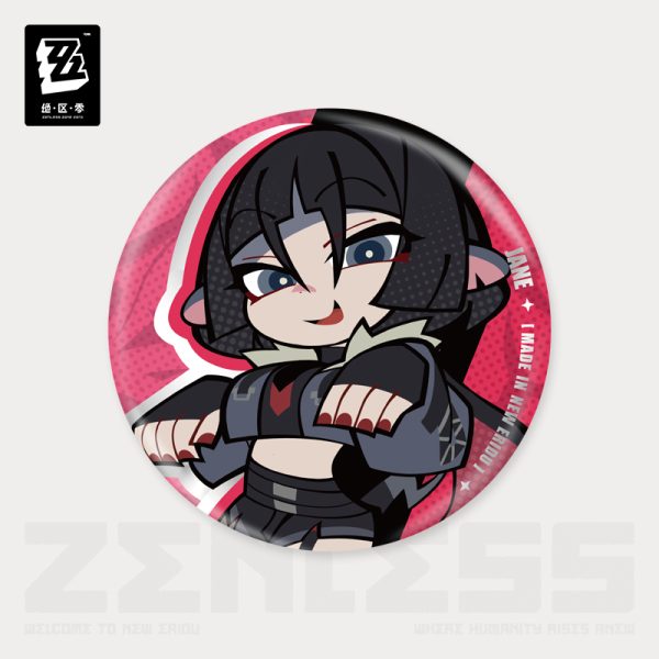 Zenless Zone Zero Unknown Faction Chibi Badge [Official Merchandise]