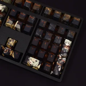 Zenless Zone Zero Toys Caesar King Keycap Game Character & Caesar King Display Keyboard ZZZ Sons of Calydon 120 Keycap