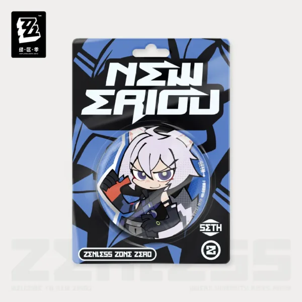 Zenless Zone Zero Criminal Investigation Special Response Team Chibi Badge [Official Merchandise]