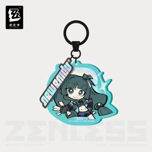 Zenless Zone Zero Criminal Investigation Special Response Team Chibi Keychain [Official Merchandise]