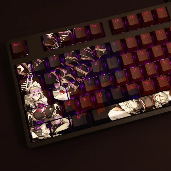 Zenless Zone Zero Toys Alexandrina Sebastiane Keycap Game Character & Alexandrina Sebastiane Display Keyboard ZZZ 108 Keycap