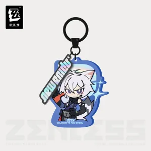 Zenless Zone Zero Criminal Investigation Special Response Team Chibi Keychain [Official Merchandise]