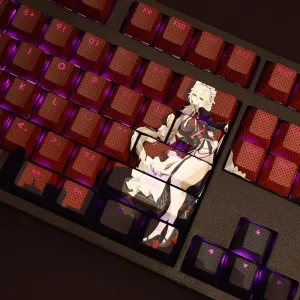 Zenless Zone Zero Toys Alexandrina Sebastiane Keycap Game Character & Alexandrina Sebastiane Display Keyboard ZZZ 108 Keycap