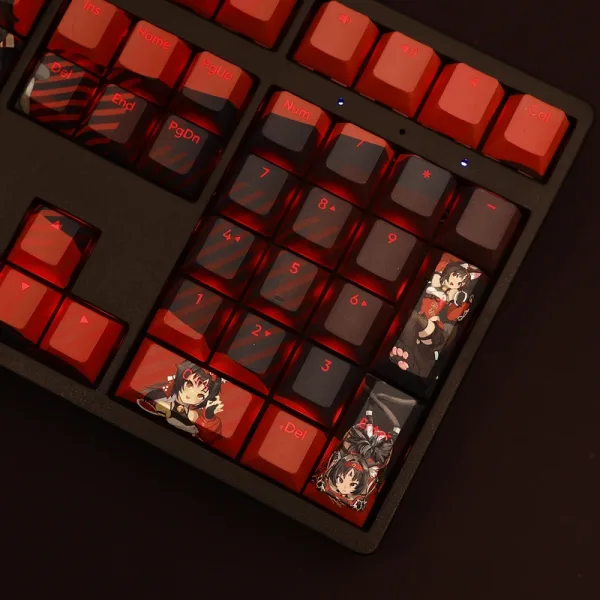Zenless Zone Zero Toys Nekomiya Mana Keycap Game Character & Nekomiya Mana Display Keyboard ZZZ 108 Keycap