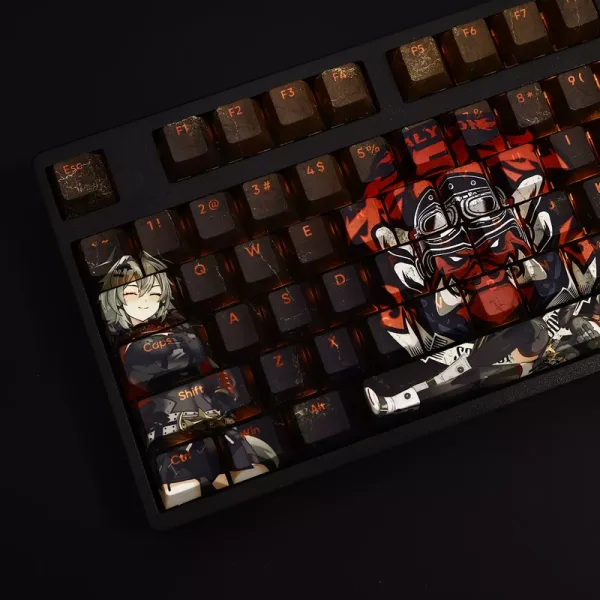 Zenless Zone Zero Toys Caesar King Keycap Game Character & Caesar King Display Keyboard ZZZ Sons of Calydon 120 Keycap