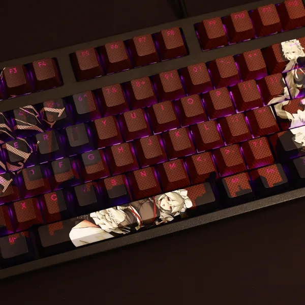 Zenless Zone Zero Toys Alexandrina Sebastiane Keycap Game Character & Alexandrina Sebastiane Display Keyboard ZZZ 108 Keycap