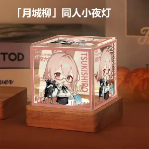 Zenless Zone Zero Tsukishiro Yanagi Game Acrylic Night Light