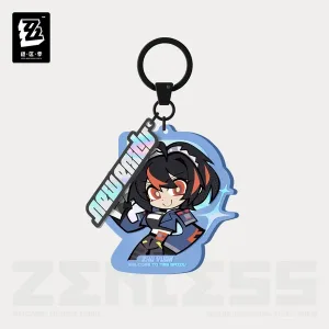 Zenless Zone Zero Criminal Investigation Special Response Team Chibi Keychain [Official Merchandise]