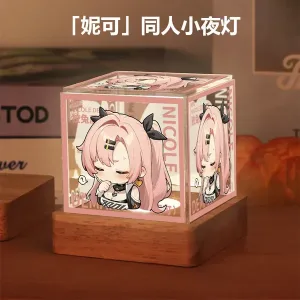 Zenless Zone Zero Nicole Demara Game Acrylic Night Light