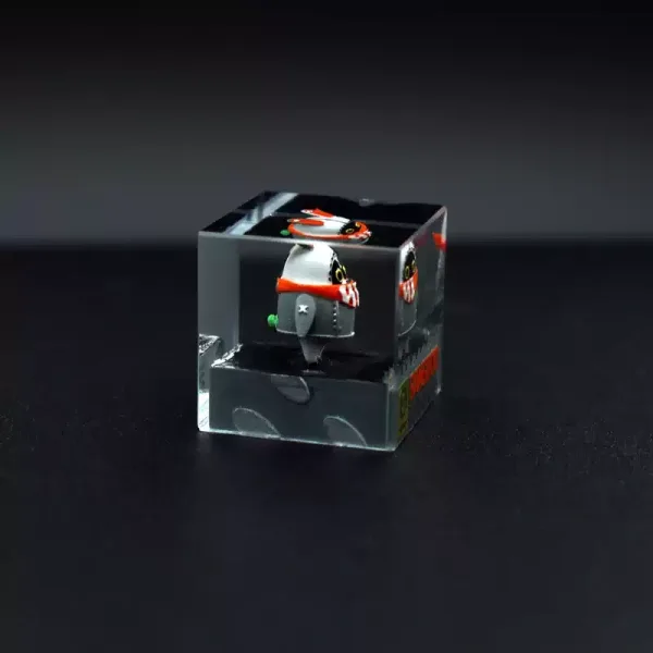 Zenless Zone Zero Toys Eous 3D Printing Cube Resin Bangboo Keycaps Creative Gifts
