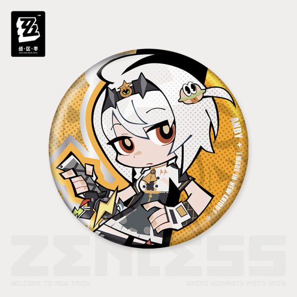 Zenless Zone Zero Unknown Faction Chibi Badge [Official Merchandise]