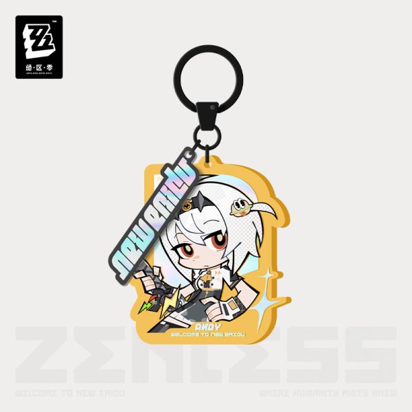 Zenless Zone Zero Unknown Faction Chibi Keychain [Official Merchandise]