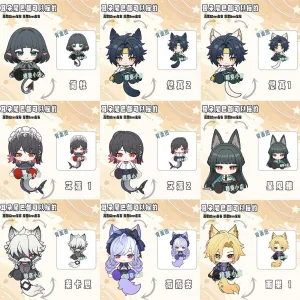 Zenless Zone Zero Cute Character Style Tail Can Shake Keychain