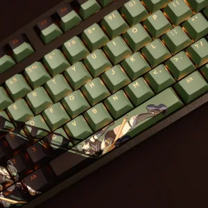 Zenless Zone Zero Toys Qingyi Keycap Game Character & Qingyi Display Keyboard ZZZ 108 Keycap