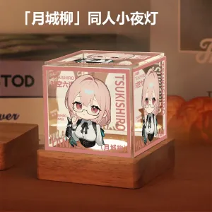 Zenless Zone Zero Tsukishiro Yanagi Game Acrylic Night Light