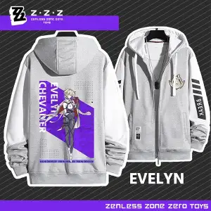 Zenless Zone Zero Evelyn Chevalier Hand drawn Hoodie-Game Peripheral Stormtrooper - Spring and Autumn Comfort Jacket - Customizable Pattern