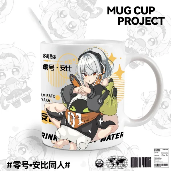 Zenless Zone Zero Soldier 0 - Anby Mug Cute Student Office Coffee Cup