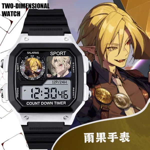 Zenless Zero Zone Hugo Vlad Sports Electronic Watch