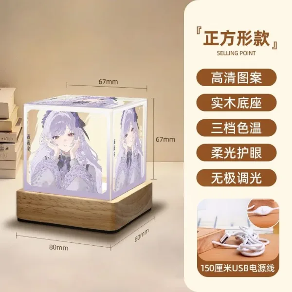 Zenless Zone Zero Vivian Game Acrylic Night Light