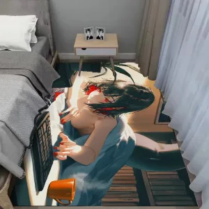 Zenless Zone Zero Ellen Joe Bedroom Bedside Carpet, Game Room E-Sports Large Size Hd Game Carpet