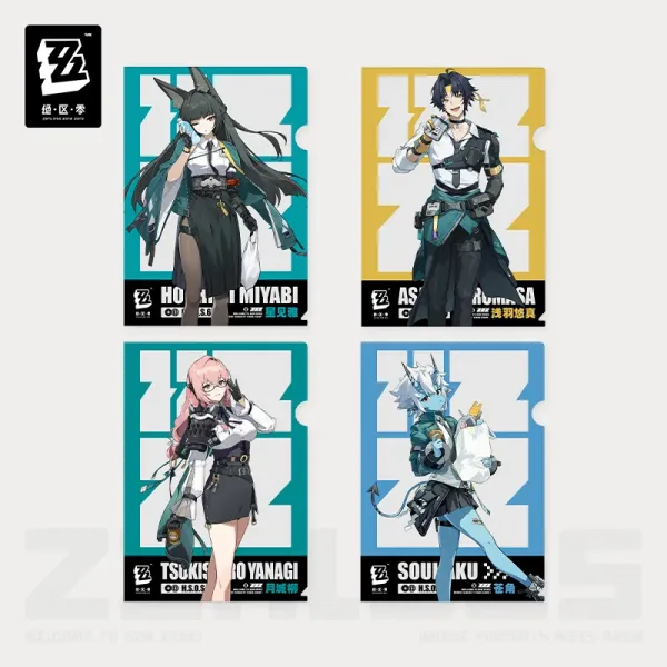 Family Mart x Zenless Zone Zero Everyday Life of Section 6 Document Folder