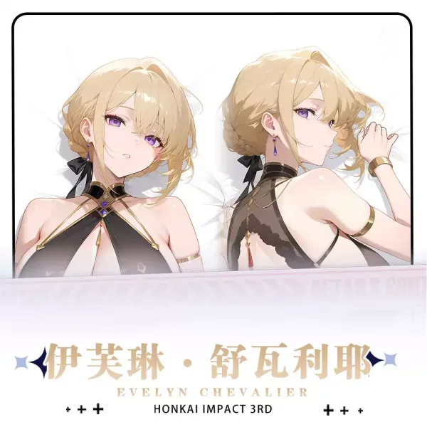 Zenless Zone Zero Evelyn Chevalier Dakimakura Hugging Body Pillow Cover