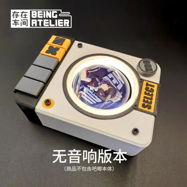 Zenless Zone Zero Toys - 「ZZZ」Automatic Rotating Music Badge Record Player