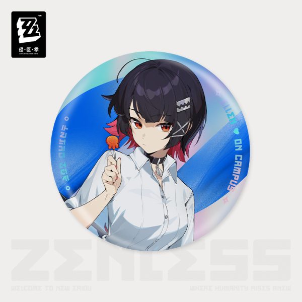 [Official Merchandise] Zenless Zone Zero New Eridu Fashion Tinplate Badge Astra Yao / Ellen / Nicole