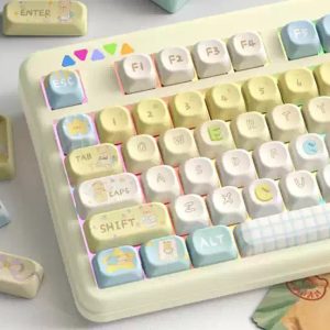 Zenless Zone Zero Toys Asaba Harumasa Keycap Game Character & Asaba Harumasa Display Keyboard ZZZ Mockingbird 140 Keycap