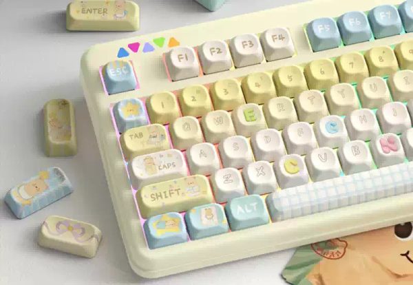 Zenless Zone Zero Toys Asaba Harumasa Keycap Game Character & Asaba Harumasa Display Keyboard ZZZ Mockingbird 140 Keycap