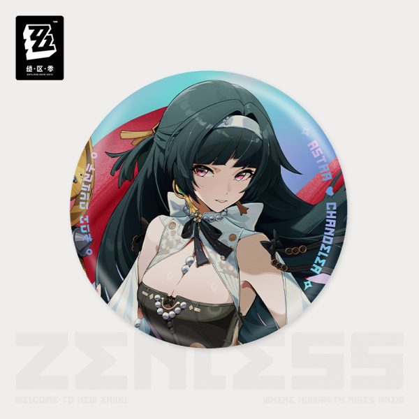 [Official Merchandise] Zenless Zone Zero New Eridu Fashion Tinplate Badge Astra Yao / Ellen / Nicole