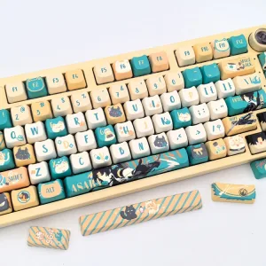 Zenless Zone Zero Toys Asaba Harumasa Keycap Game Character & Asaba Harumasa Display Keyboard ZZZ Mockingbird 140 Keycap