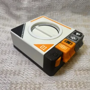 Zenless Zone Zero Badge Display Turntable, ZZZ Record Player, Badge Storage Display Stand